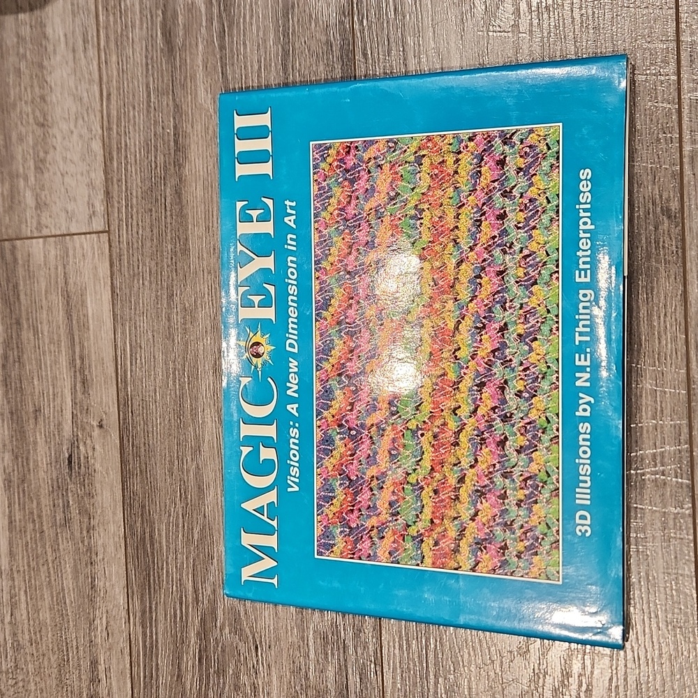 EUC Magic Eye III Visions: A new Dimension in Art 3D Illusions Hardcover Book